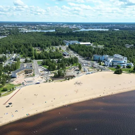 Lägenhetshotell Nallikari Seaside Aalto Uleåborg