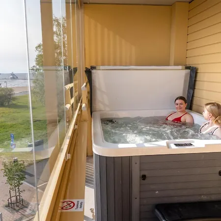 Lägenhetshotell Nallikari Seaside Aalto Uleåborg